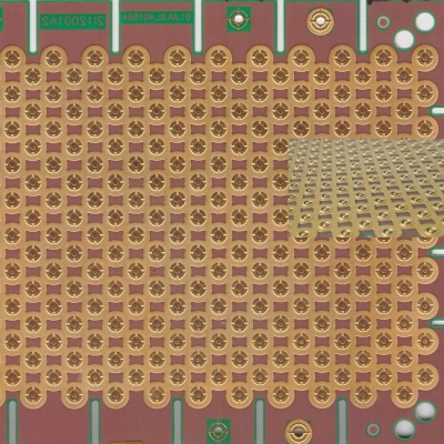 2层立体高低铜板
